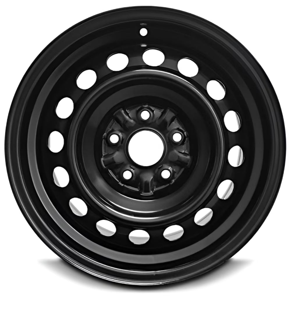 For 2015-2017 Toyota Camry 16 Inch Painted Black Rim - OE Direct Replacement - Road Ready Car Wheel
