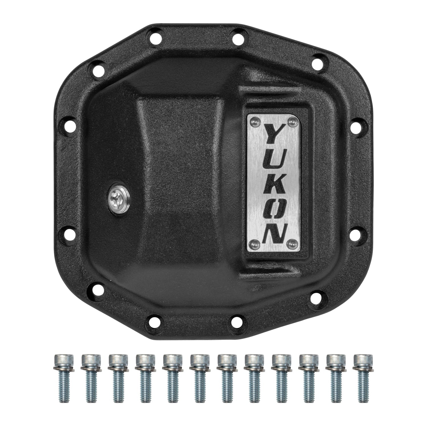 Yukon Gear and Axle Hardcore Nodular Iron Diff Cover Compatible with Wrangler JL Dana 30 Differentials YHCC-D30JL