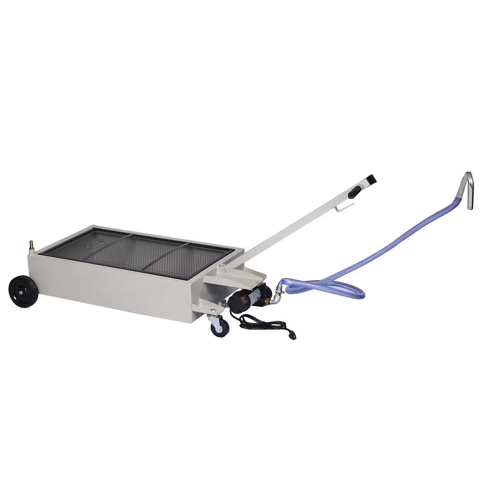 Danolapsi Low Profile Oil Drainer With Pump Oil Drain Pan 20 Gallon Oil Drain Tank Pan Low Profile Oil Drain Cart Large Capacity Oil Change Pan For Truck Car More