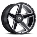 20  Vision 390 Empire Black Milled Wheel 20x11.5 8x180 -44mm Chevy GMC 8 Lug Rim