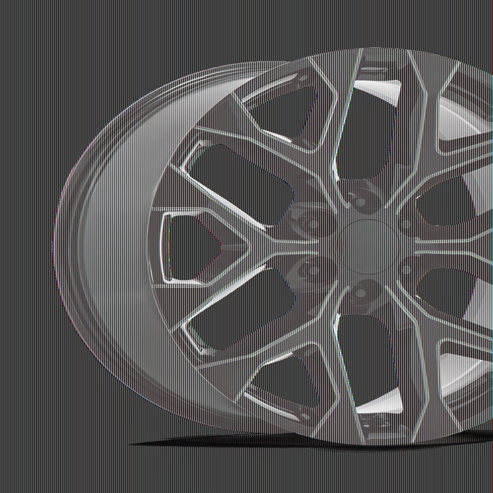 Performance Replicas Cast Aluminum Wheel PR177 22x9 6x5.5 G-BLK RED-MILL 24mm, 177MR-2295824
