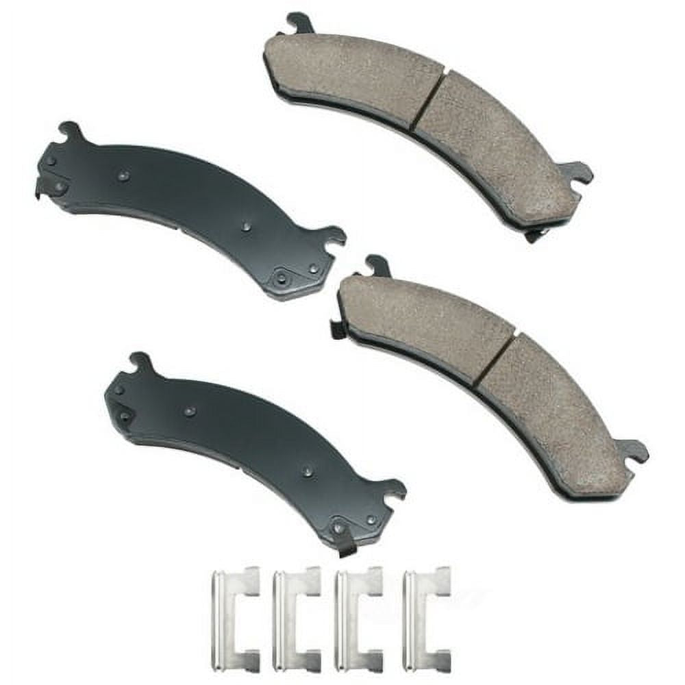 Akebono ASP784A Disc Brake Pad Kit Fits select: 1999-2010 CHEVROLET SILVERADO, 1999-2007 GMC NEW SIERRA