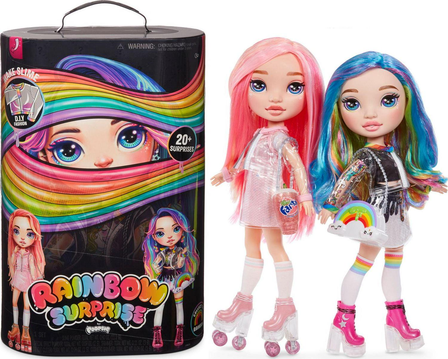 Rainbow Surprise by Poopsie: 14¡å Doll with 20+ Slime & Fashion Surprises. Rainbow Dream or Pixie Rose