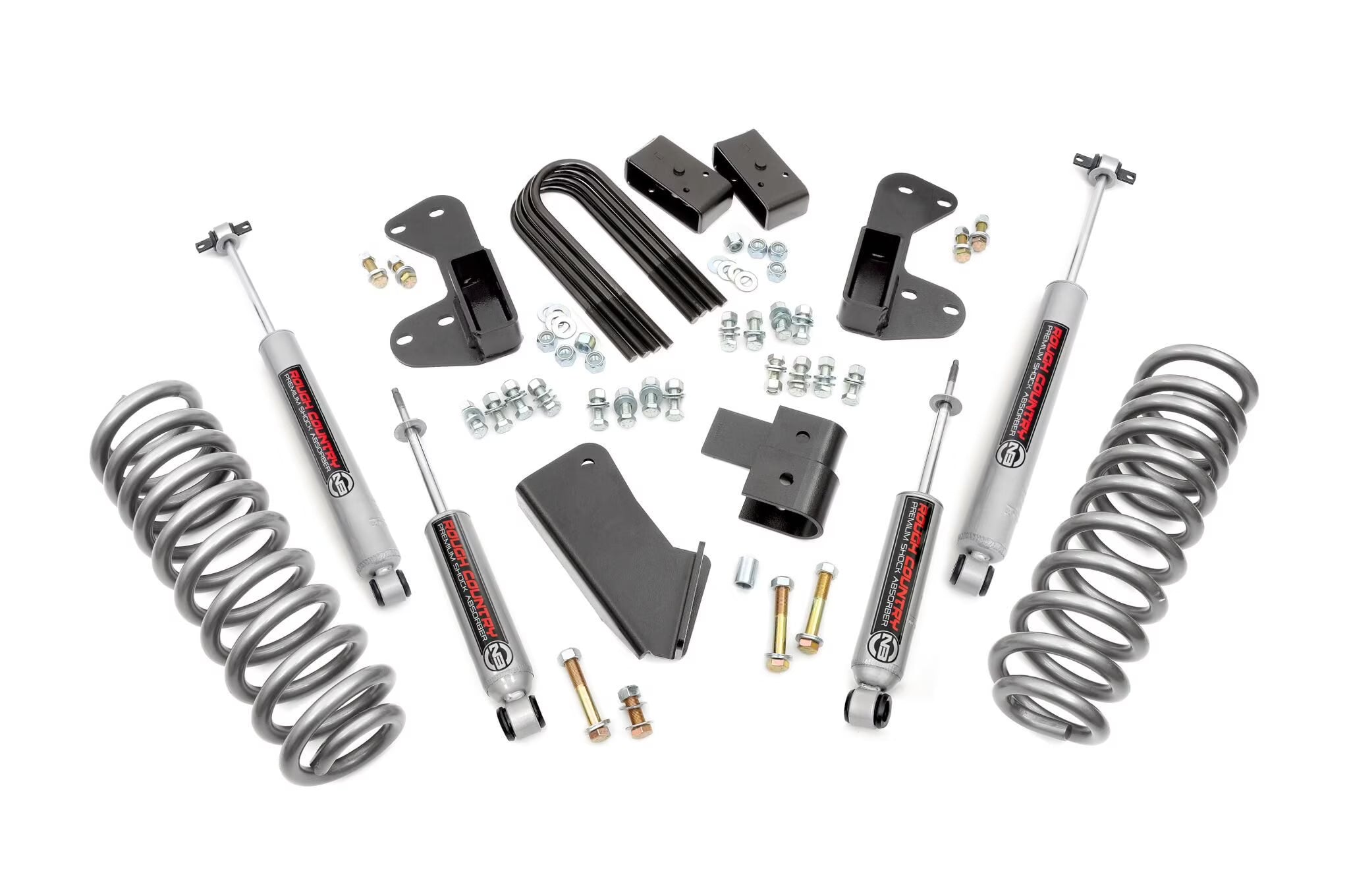 Rough Country 2.5  Lift Kit (fits) 1980-1996 Bronco | N3 Shocks | Suspension System | 42530