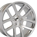 22x10 Wheel Fits Dodge, RAM Trucks - RAM SRT Style Chrome Rim, Hollander 2223