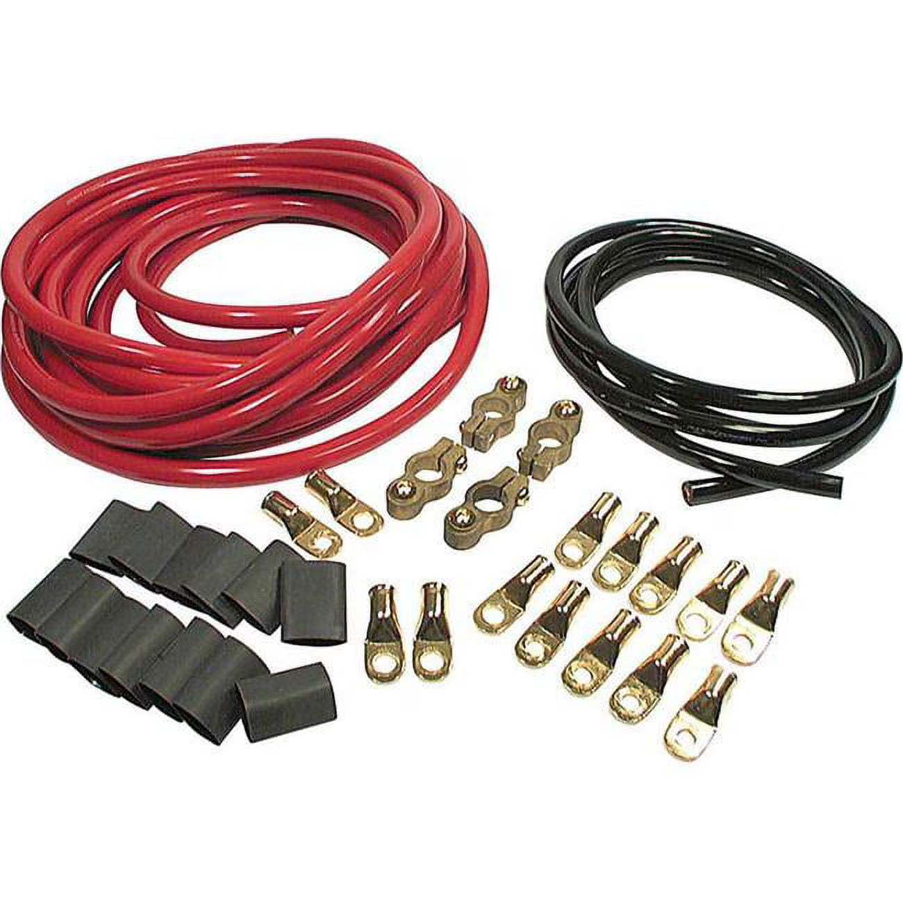 Allstar Performance ALL76112 Battery Cable Kit - 2 Gauge & 2 Batteries