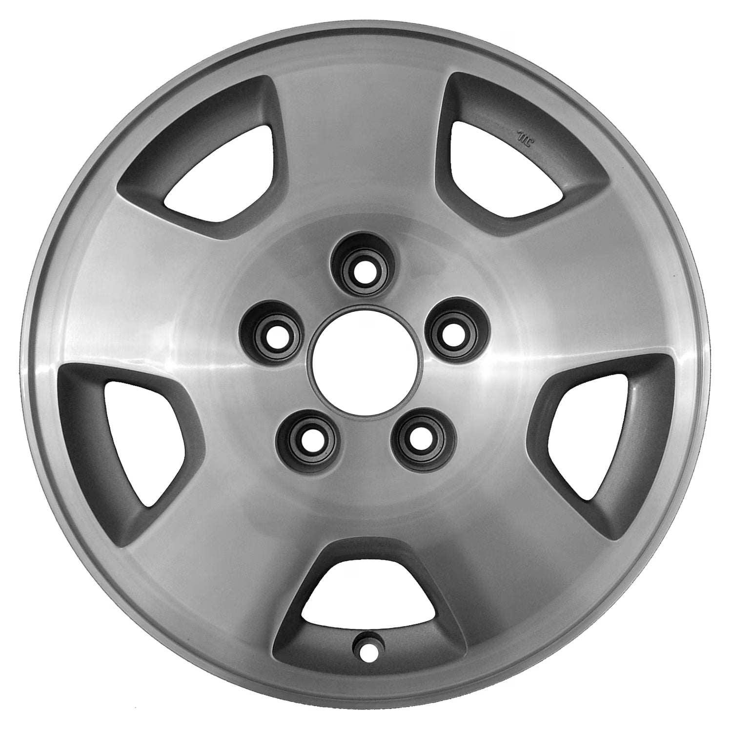 Pre-Owned Original Equipment Machined Medium Sparkle Silver Aluminum Wheel 15 x 6.5 42700S87A22 fits 2001-2002 Honda Accord (Good)