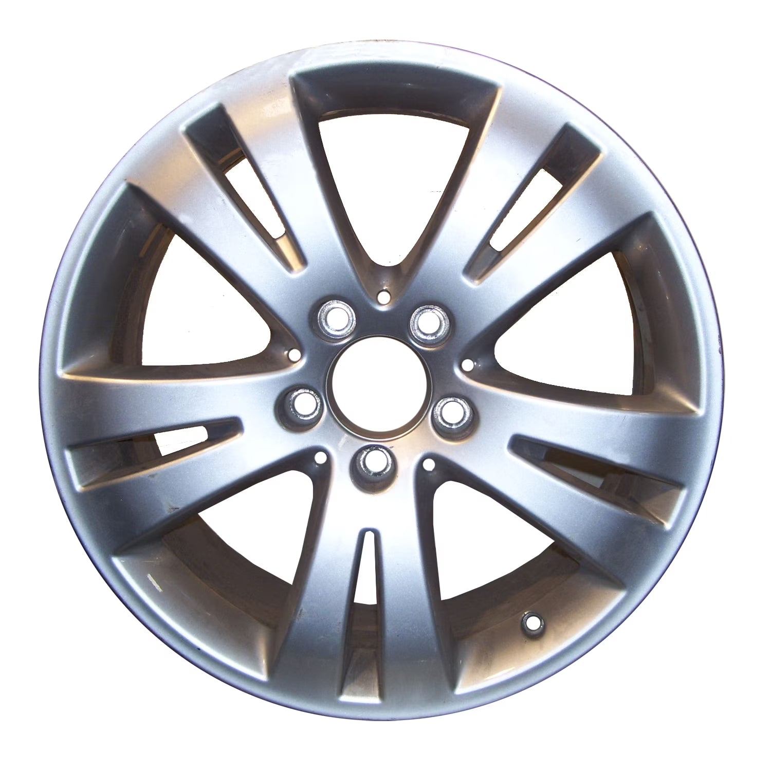 Remanufactured Painted Silver Aluminum Wheel 17 x 7.5 2044010402 fits 2008-2011 Mercedes-Benz C300