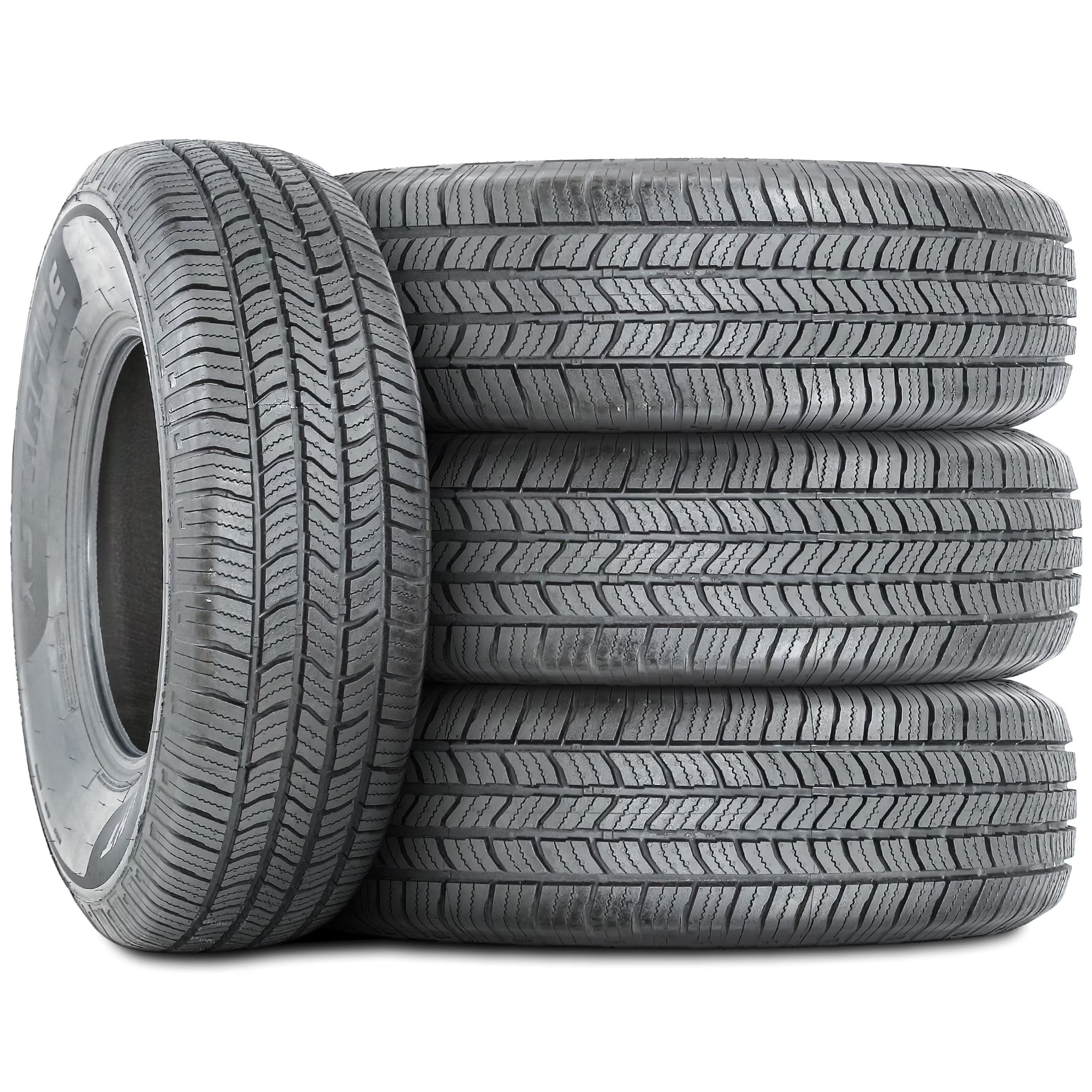 Set of 4 (FOUR) Starfire Solarus HT 245/65R17 107T A/S All Season Tires Fits: 2004 Jeep Grand Cherokee Overland, 2019 Jeep Cherokee Trailhawk Elite