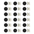 RAParts 18 Aftermarket Deck Wheels 103-3168 Fits Exmark 103-7363 Explorer Metro Turf Ranger Turf Tracer Viking Lazer Z