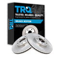 TRQ Front Brake Rotors Set Vented Fits Select 2006-2012 Ford Fusion 2007-2012 Lincoln MKZ 2006 Zephyr 2006-2013 Mazda 6 2006-2011 Mercury Milan