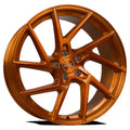 LUXXX LFF Alloy Rims LFF-02 LEON 20X9 5X114.3 +33 73.1 Full Brushed Sunset Orange LSJP2