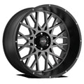 24  Vision 412 Rocker Anthracite Satin Black Lip Wheel 24x12 6x5.5 Rim -51mm