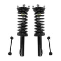 DAMAIJOY Front Suspension Kit Strut & Spring Assemblies with Sway Links 4pcs for Jeep for Commander 4.7L 06-09 & 3.7L/5.7L 06-10 for Grand Cherokee 4.7L 05-09 & 3.7L/5.7L 05-10 & 3.0L 07-09