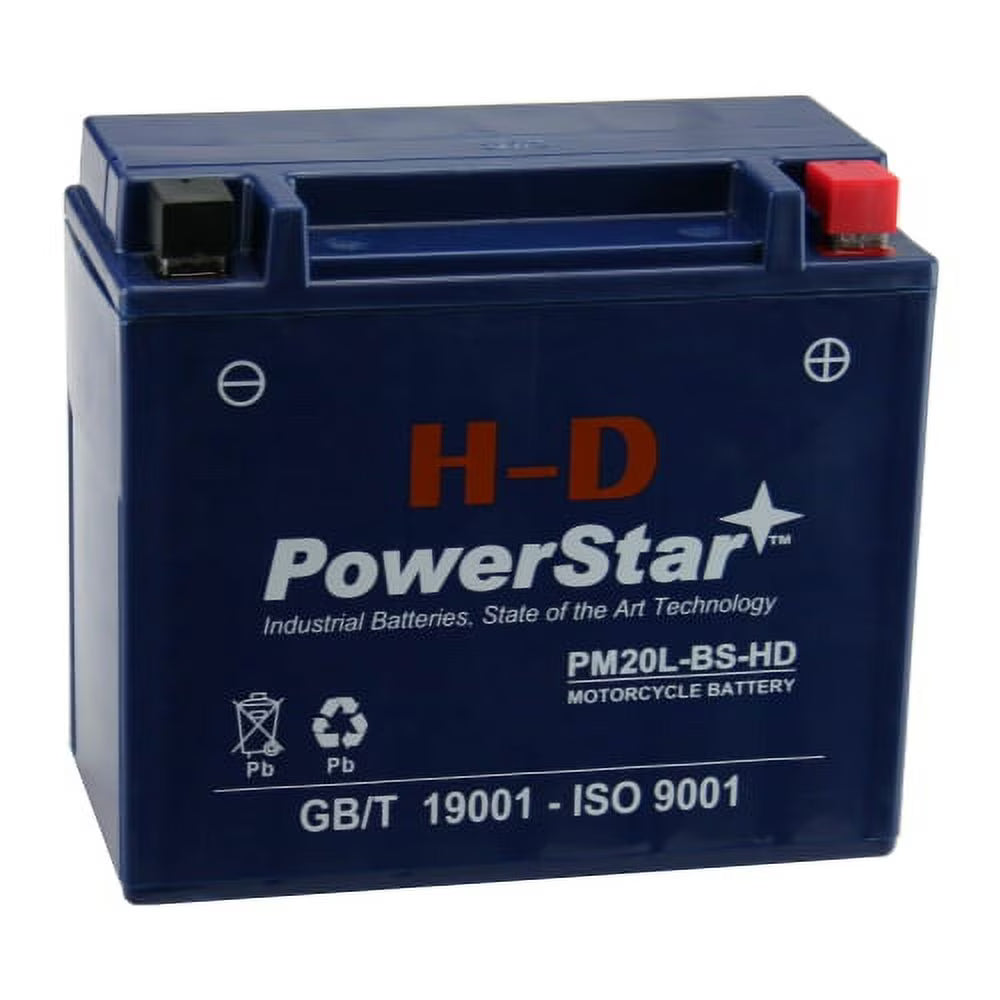 PowerStar ATV Battery; RG20L-BS; Can-Am 2007, 2008, 2009, 2010, 2011, 2013, 2014 Outlander 650 EFI, Outlander 650 HO, Outlander