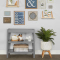 Dream On Me Ridgefield 2 Shelf Changing Table. New Zealand Pinewood. Storm Grey
