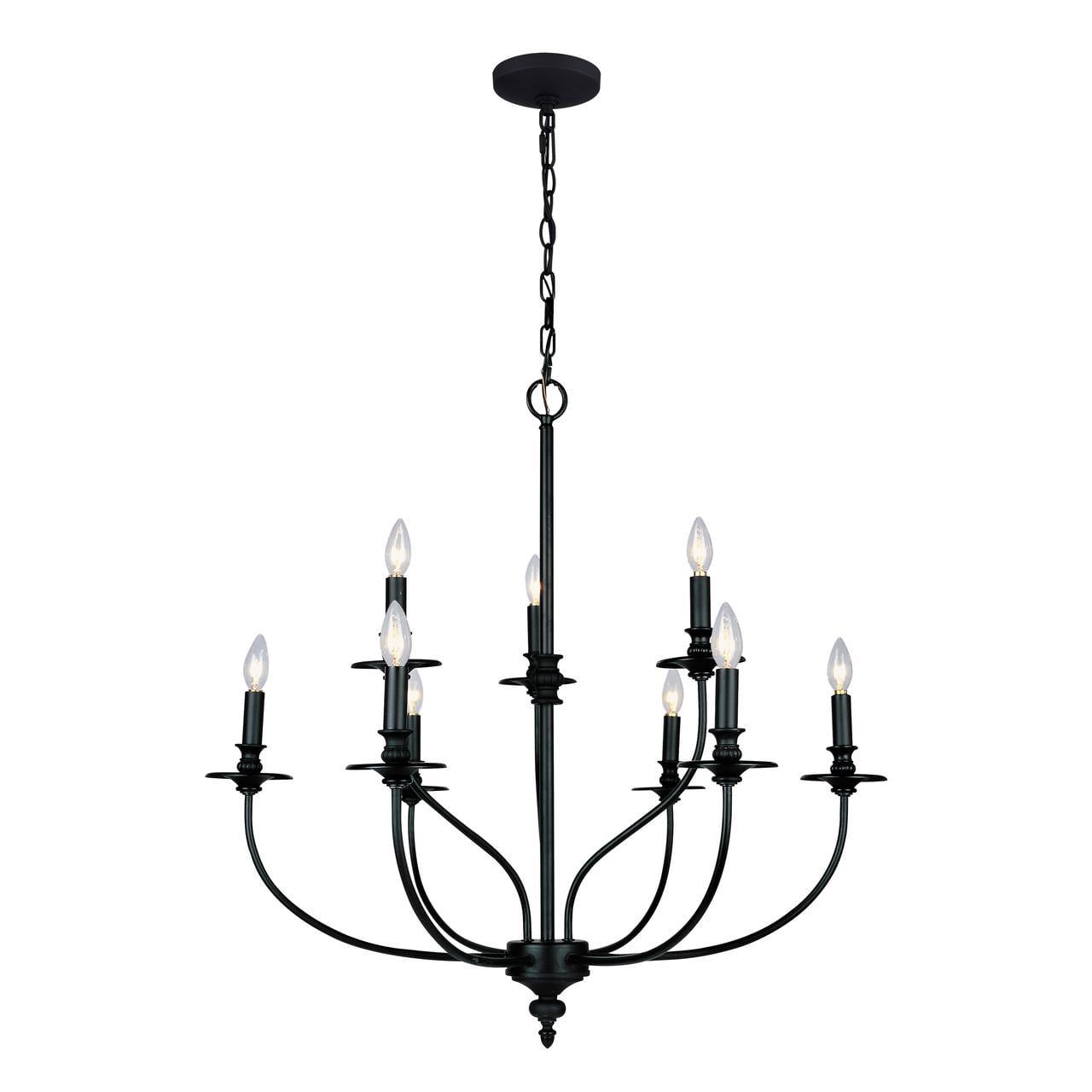 Elk Home 29-Inch Wide Hartford Chandelier. Traditional. Oiled Bronze