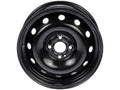 Steel Wheel - Black - 15 Inch - Compatible with 2005 - 2010 Chevy Cobalt 2006 2007 2008 2009