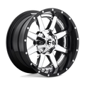 Fuel 2PC Cast Aluminum Rim D260 24X14 6X135/5.5 CHR-PLATED-GBL -75MM, D26024409845