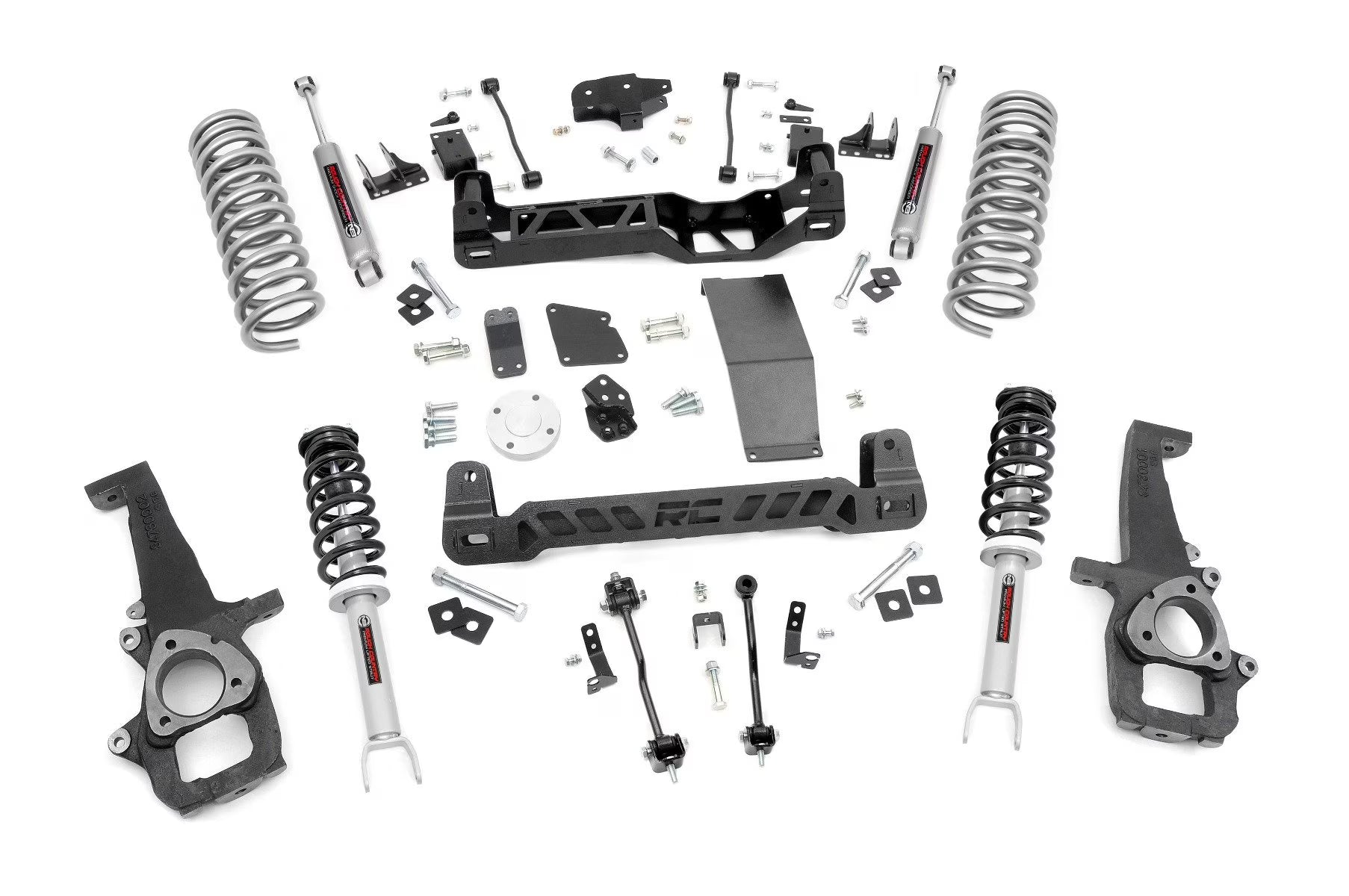 Rough Country 6  Lift Kit (fits) 2012-2018 Ram Truck 1500 4WD | N3 Loaded Struts/Shocks | Knuckle Suspension | 33232