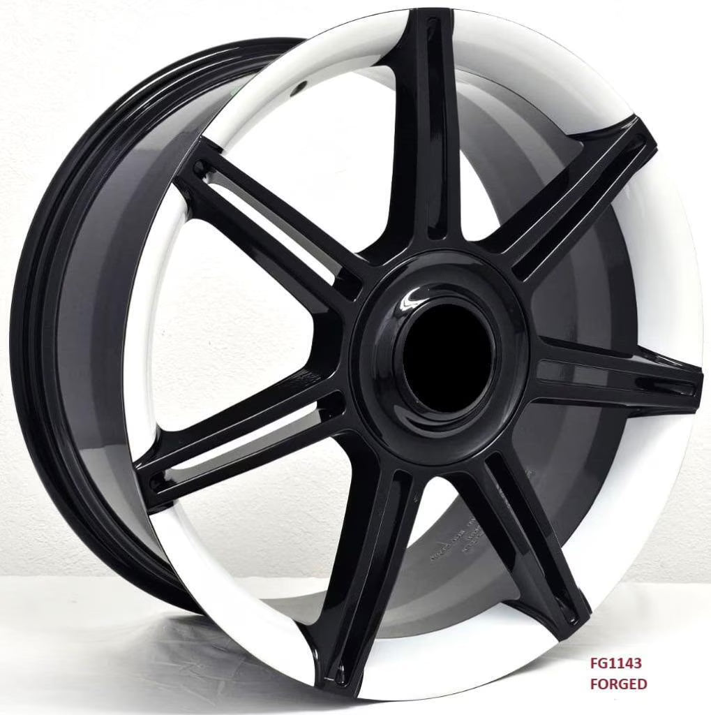 20'' FORGED wheels for PORSCHE TAYCAN TURBO S CROSS TURISMO 2021 & UP White lip