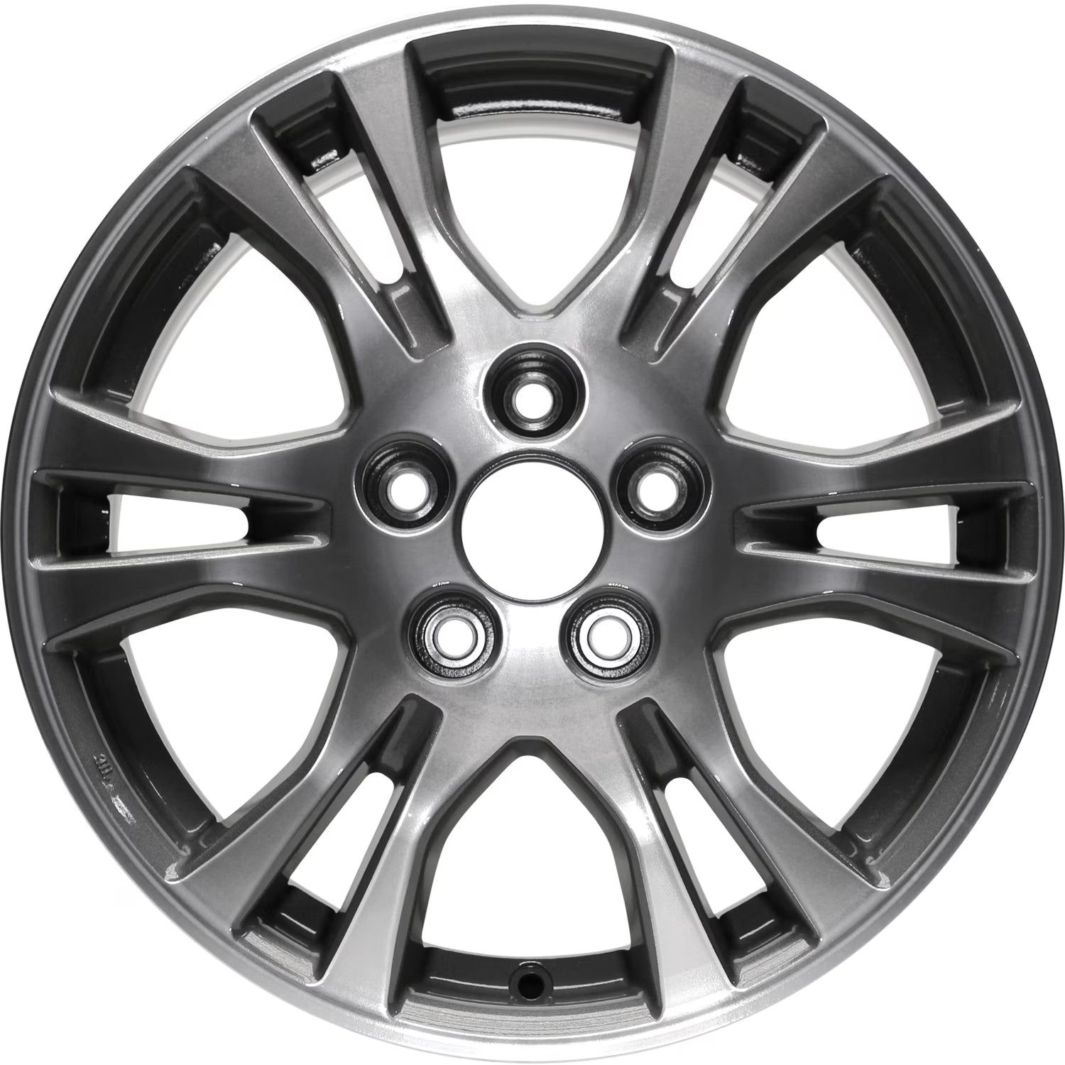 Remanufactured Machined and Charcoal Silver Aluminum Wheel 17 x 7 42700TK8A11 fits 2011-2013 Honda Odyssey