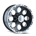 Ion 174 16X8 8X165.1 -5Et 130.8Cb Black/Machined