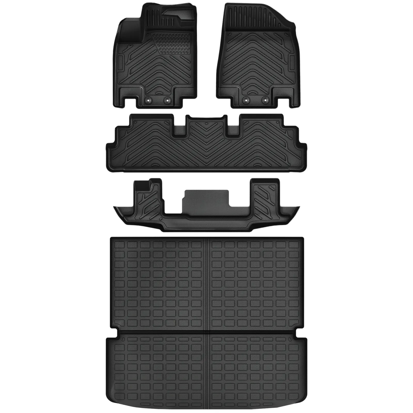Auto Drive floor Mats Trunk Cargo Liner for 2022-2023 2024 Nissan Pathfinder 7 Passenger