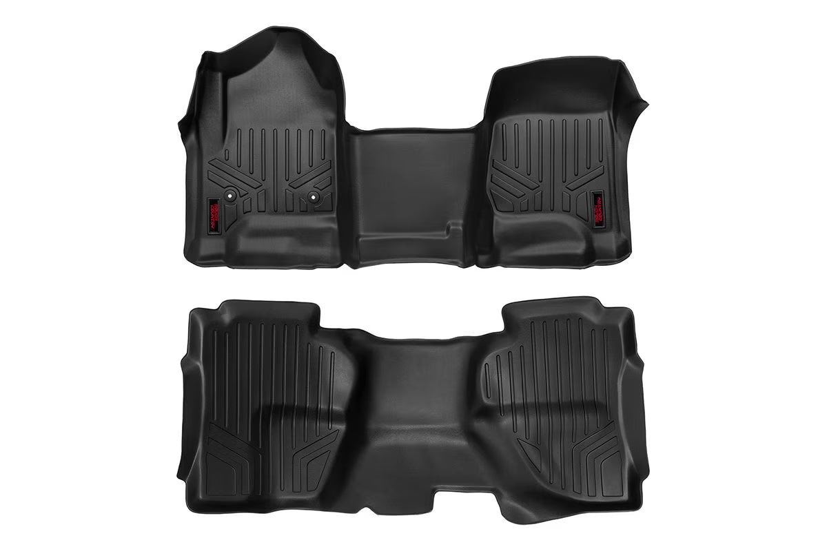 Rough Country Floor Mats for 14-18 Chevy/GMC 1500/2500HD