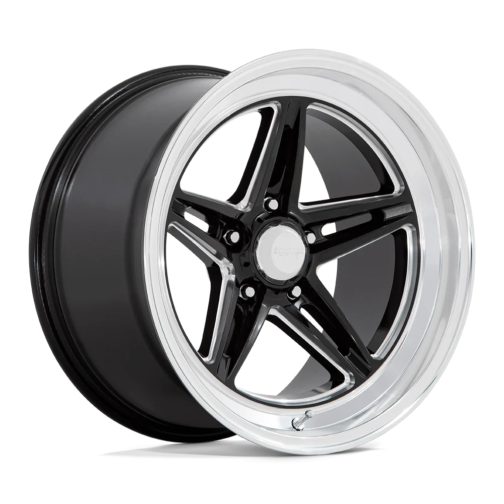 American Racing Vintage Cast Aluminum Rim VN514 18X10 5X4.75 G-BLK-MILL-DIA-LP 0MM, VN514BE18103400
