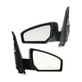 DAMAIJOY 2pcs Left & Right Side Paintable Power Operate Exterior Door Rear View Mirror for Nissan for Sentra Base/S/SE-R/SE-R V/SL 07-12 & 09-12 (2) Mirrors Without Auto-Dimming