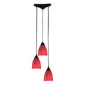 Elk Home 10-Inch Wide Classico Mini Pendant. Transitional. Dark Rust