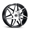 Kraze Phase-Kr192 20X8.5 5X112/5X114.3 38Et 72.62Cb Black/Machined
