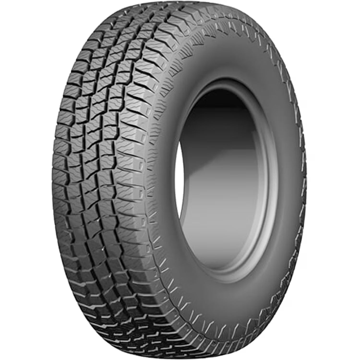 Set of 4 (FOUR) Tires Vercelli Terreno A/T LT 265/70R17 Load E 10 Ply AT All Terrain Fits: 2014-18 Chevrolet Silverado 1500 WT, 2010-21 GMC Sierra 1500 SLE