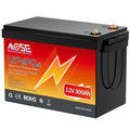 12V 300Ah LiFePO4 Lithium Battery,for RV,Solar,Golf Carts,Van,Marine,Camping,Trolling Motor,Motorhome,Built in 200A BMS,MOSEWORTH 15000+ Deep Cycles