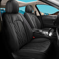 AOMSAZTO Car Seat Covers Fit for Honda Civic 2003-2015 Full Set Leather Seat Cushion Waterproof Automotive Seat Protectors(5 Seats,Black)