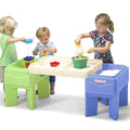 Simplay3 Kids 3-Piece Activity Table Set for Children 1.5 Years and up. Multicolor