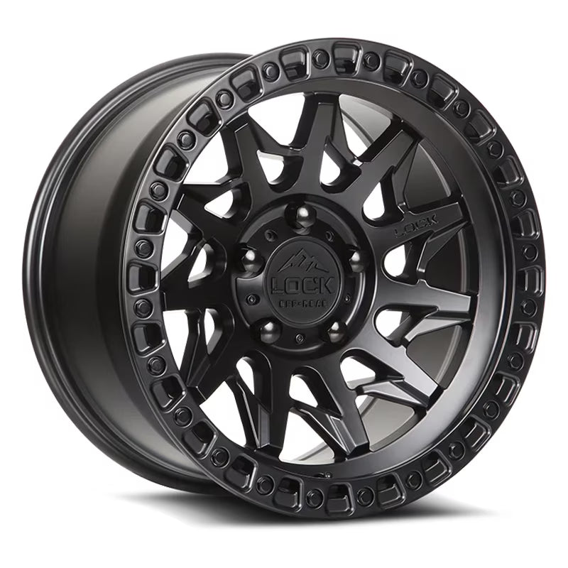 Lock Offroad Lunatic Matte Black Wheel 6x139.7 20x10 -18et Truck Suv Rim