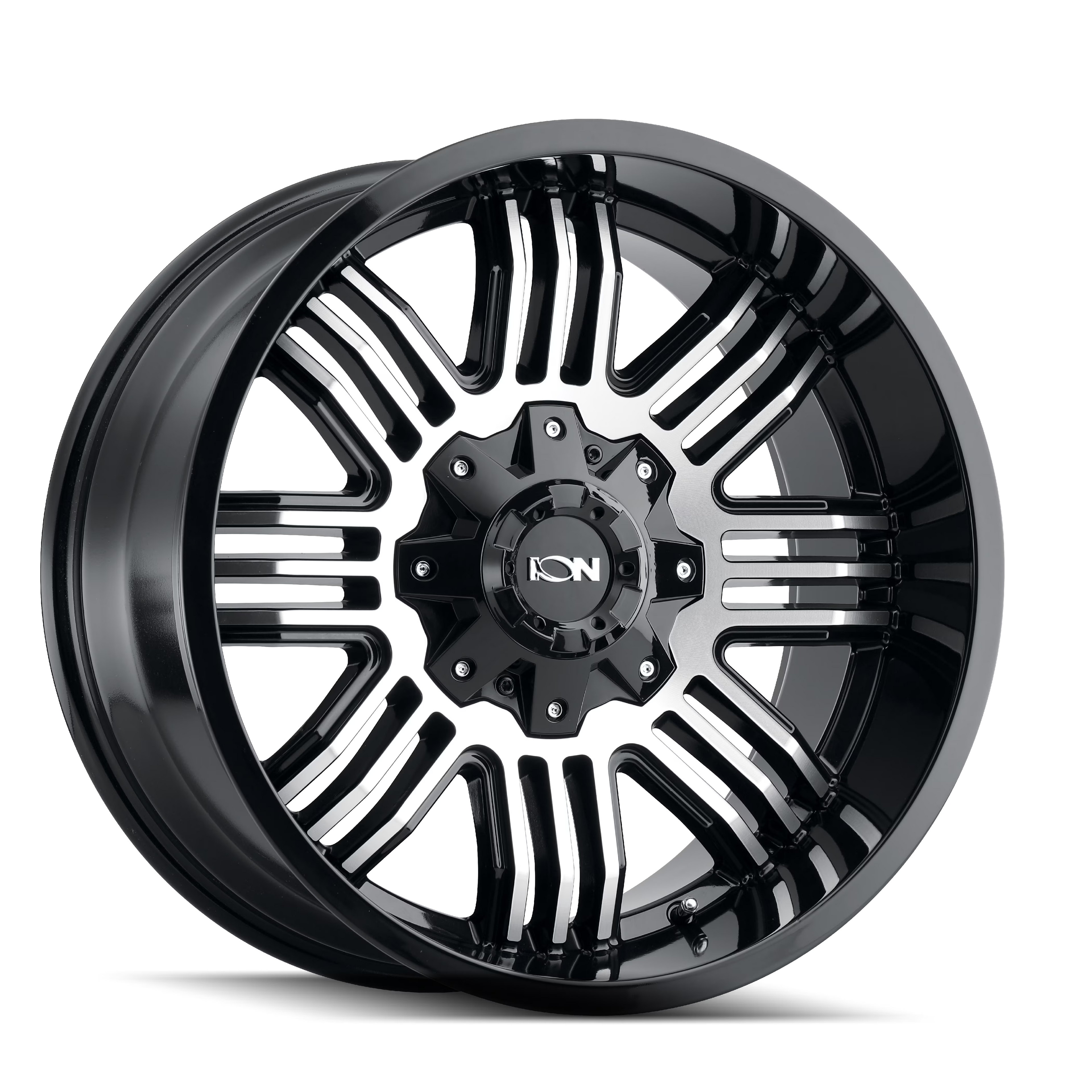 ION 144 20X9 8X180 18ET 124.1CB BLACK/MACHINED