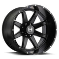 24x14 Hostile H109 Alpha Asphalt (Matte Black) Wheel 8x180 (-76mm)