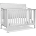 DaVinci Anders Pine Wood 4-in-1 Convertible Crib in Cloud Gray