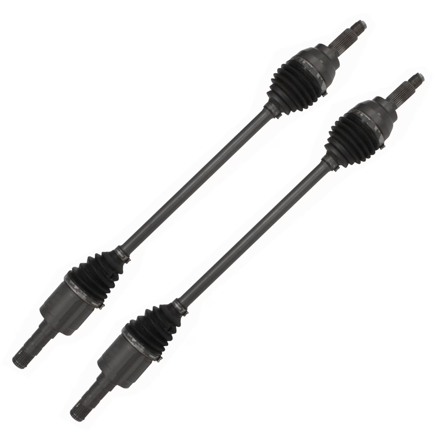 Detroit Axle - Front 2pc CV Axles for 2009-2013 Subaru Forester, 11-14 Impreza, 13-14 XV Crosstrek, 2 CV Axles Assembly 2009 2010 2011 2012 2013 2014 Replacement