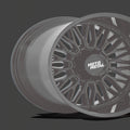 Moto Metal Cast Aluminum Rim MO809 22X12 8X170 G-BLK -44MM, MO809BX22128744N