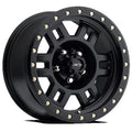 18  Vision Off-Road 398 Manx Matte Black Wheel 18x9 5x5 For Jeep Truck Rim -12mm