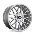 Rotiform 1PC Cast Aluminum Rim R140 17X8 5X100/4.5 GL-SLVR 40MM, R140178003+40