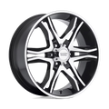 American Racing Aluminum Rim AR893 MAINLINE 18X8.5in Gloss Black Machined Finish, AR89388512330
