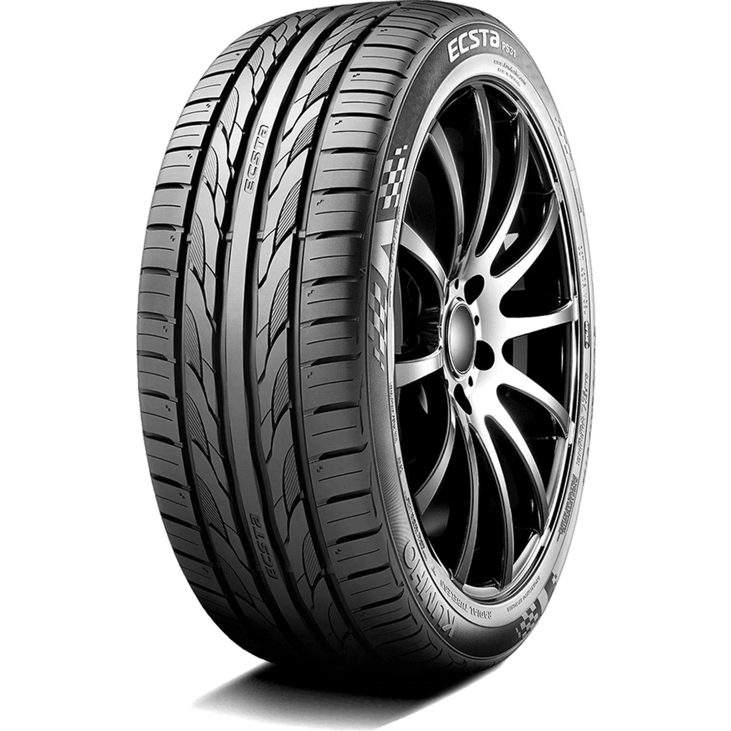 Kumho Ecsta PS31 Summer Performance Tire - 215/55R17 94W Fits: 2011-15 Chevrolet Cruze Eco, 2012-14 Toyota Camry Hybrid XLE