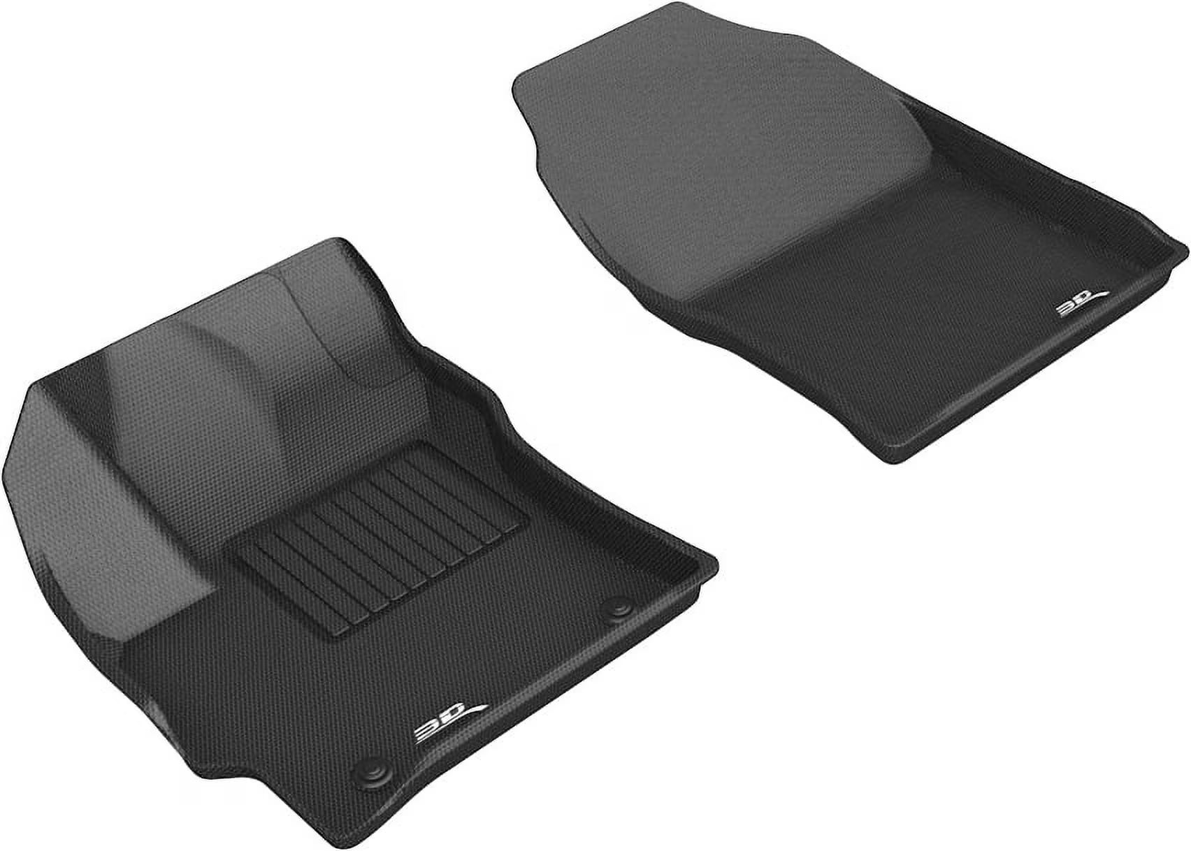 3D MAXpider Custom Fit Kagu Floor Mat (Black), Compatible with Toyota Corolla Hatchback 2019-2025, Sedan 2020-2025, GR Hatchback 2023-2025 - R1