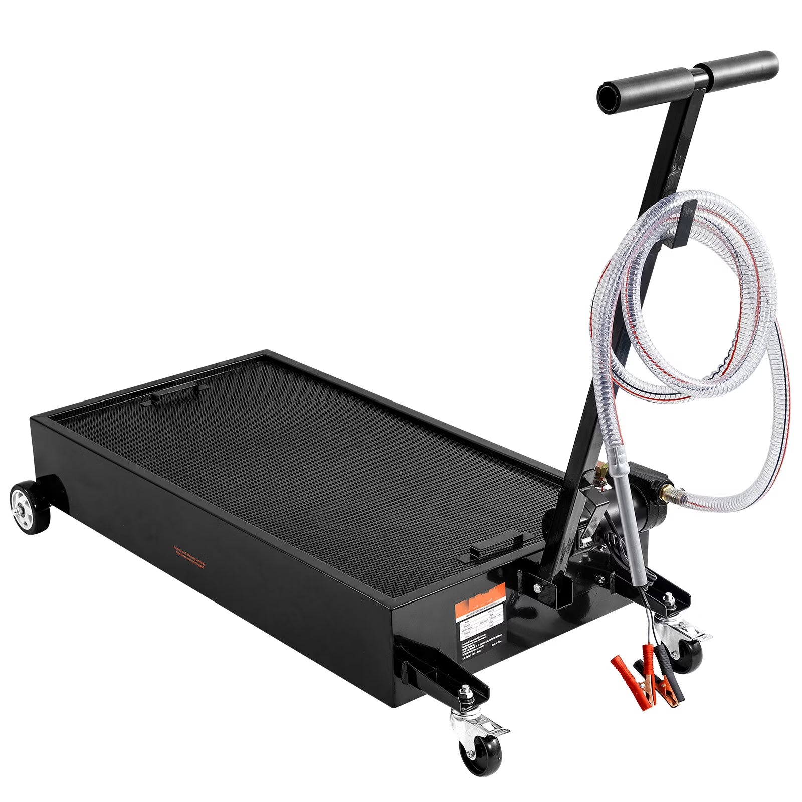 VEVOR Low Profile Oil Drain Pan 20 Gallon Oil Drain Pan with 180W Electric Pump
