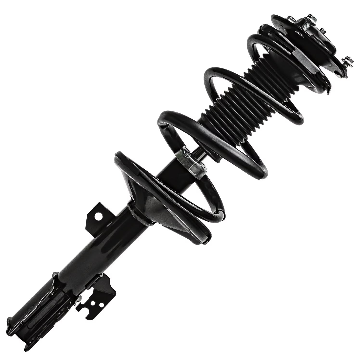 Detroit Axle - Front Right Passenger Side Strut w/ Coil Spring Assembly Replacement for 2001 2002 2003 Toyota Highlander